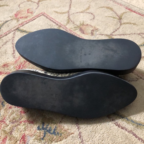 Loeffler Randall Frances Snake-Embossed Leather Studded Platform Oxford… - Picture 4 of 7